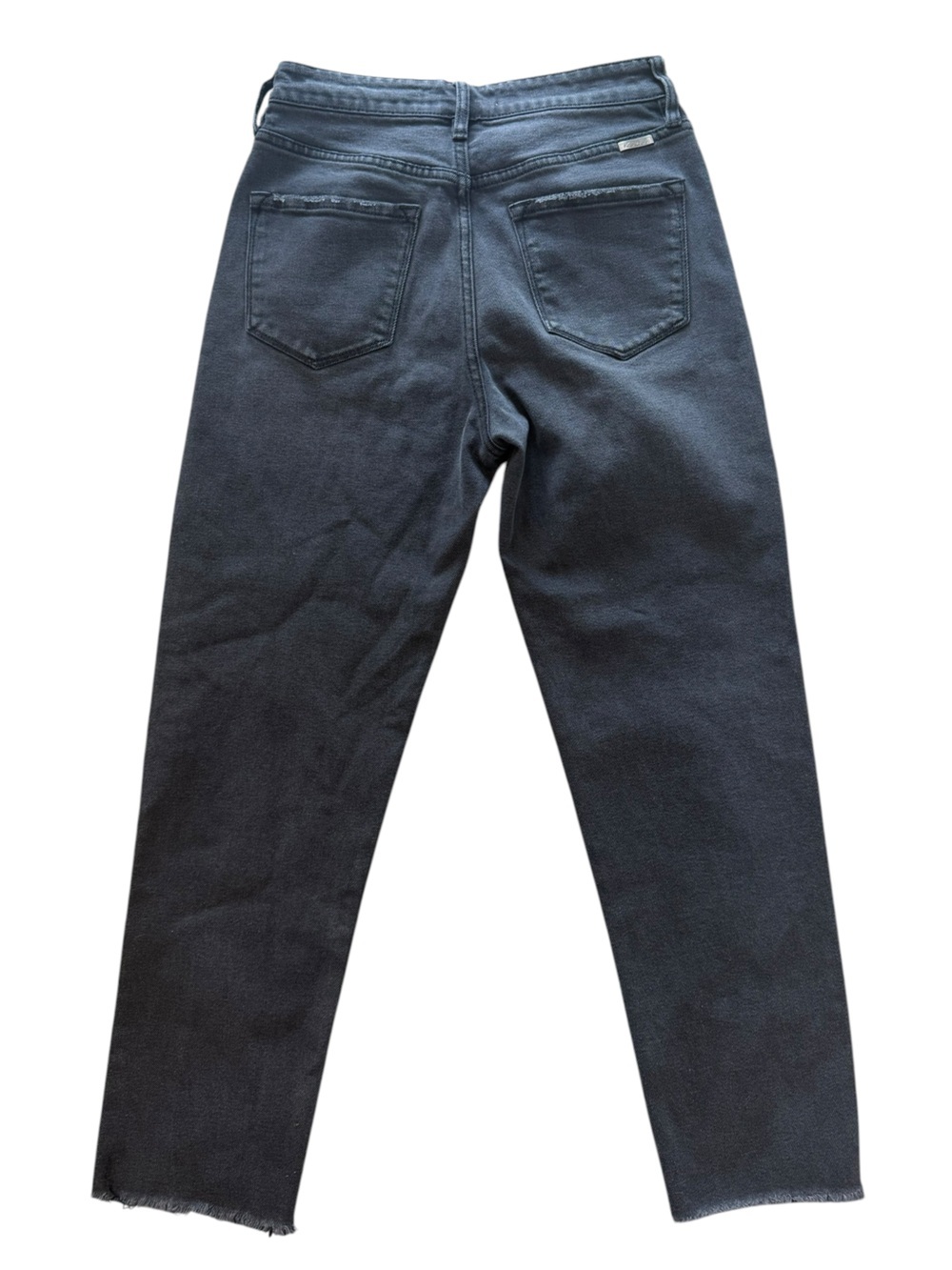 KanCan Los Angeles Black High Rise Skinny Jeans | Raw Hem - Picture 2 of 4
